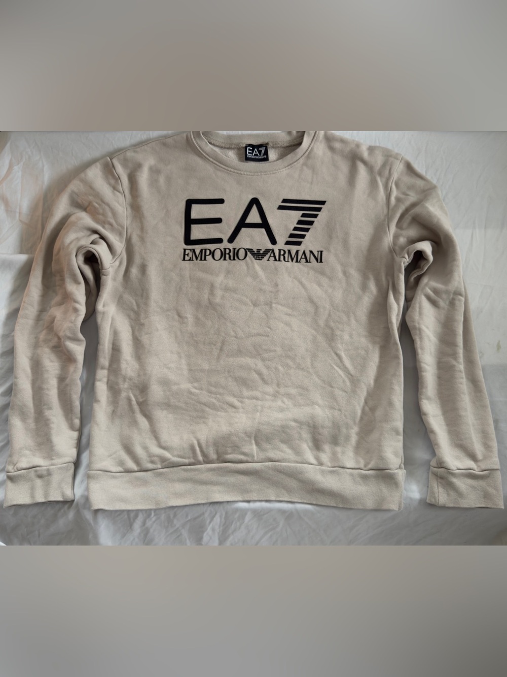 EA7 Emporio Armani Core Identity Luxury Crewneck Sweatshirt Size Medium